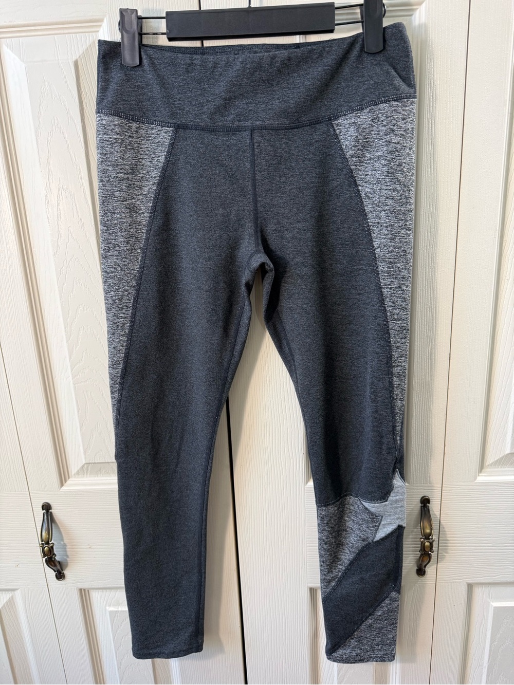 FP Movement Superstar Leggings Gray Black Colorblock Star Size Small